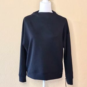 NWT Prologue Boatneck Black Sweatshirt